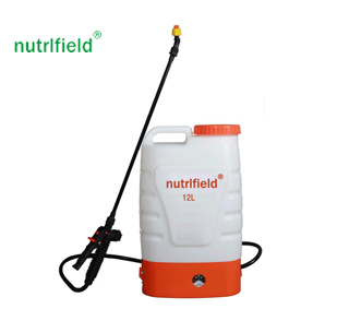 12L Knapsack Electric Battery Garden Pressure Sprayer pump With kinds of Nozzles and comfortable backpack.