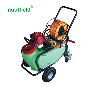 Cart-Type 50L Gasoline Agricultural Garden Sprayer With Water Tank